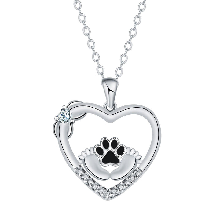 Heartfelt Paw Chain with Zirconia - Loyal Companions